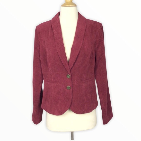 Modcloth | Executive Presence Corduroy Blazer L - Picture 2 of 8